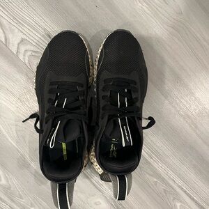 Black and Leopard Print Sneakers